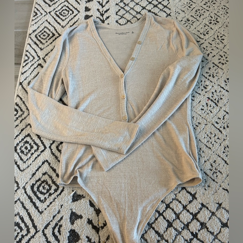Abercrombie and Fitch long sleeve cozy bodysuit